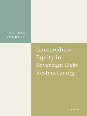cover image of Intercreditor Equity in Sovereign Debt Restructuring